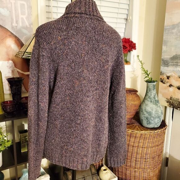 Charter Club Fafa Aubergine P/L Acrylic Blend Sweater. - Picture 3 of 13